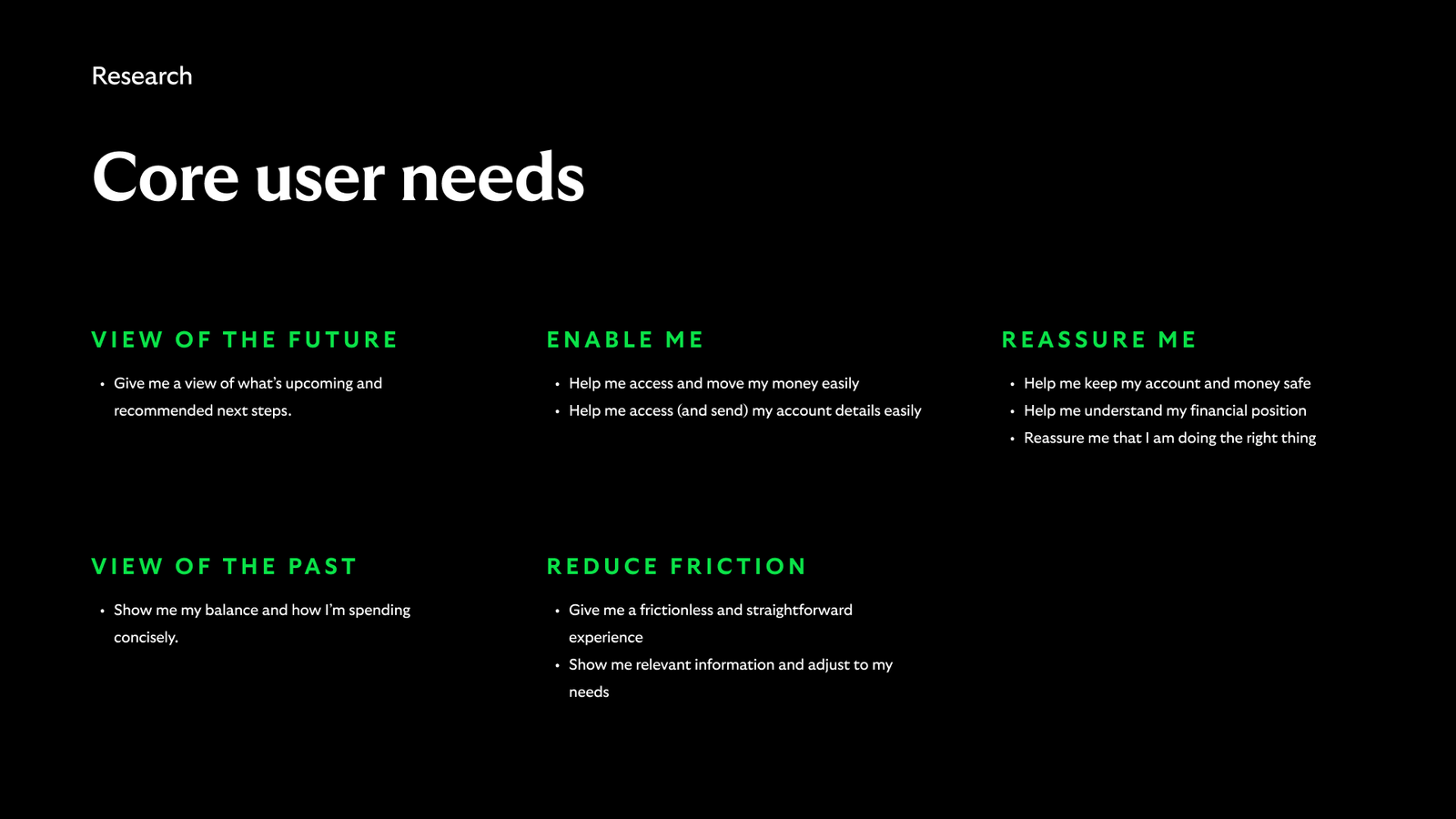 UserNeeds